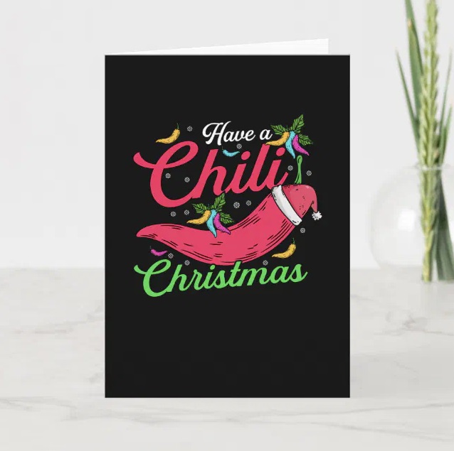 Chili Pepper Christmas Cards