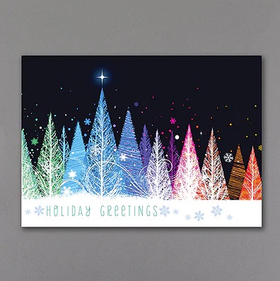 Colorful Business Christmas Card