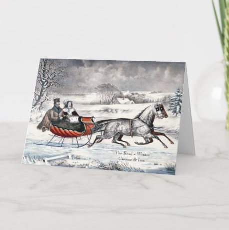 Currier and Ives Christmas cards