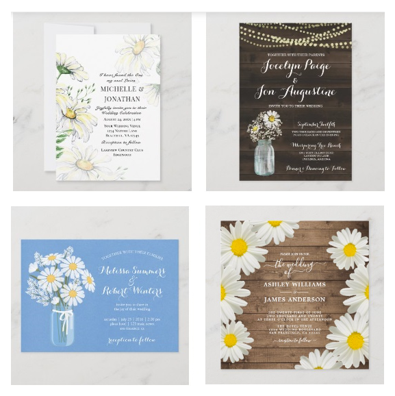 Daisy Invitations