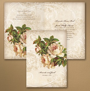 Flower Wedding Invitation