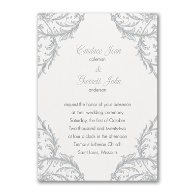 Silver Invitation