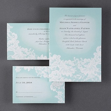 Lace Wedding Invitations