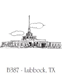 Lubbock LDS Wedding Napkins