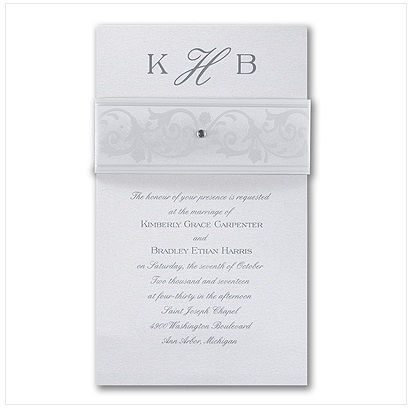 Monogram Invitations