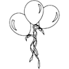 Balloons Birthday Napkins