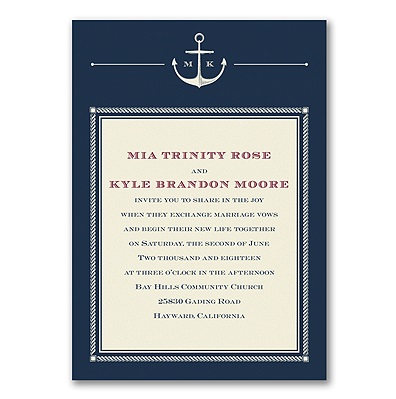 Nautical Invitation