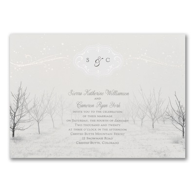 Winter Wedding Invitations