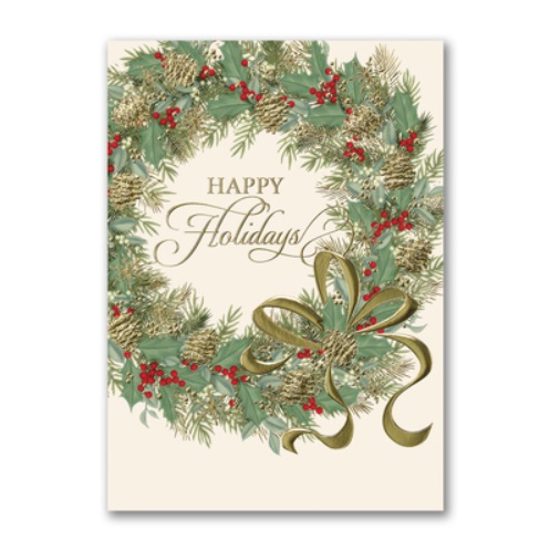 Wreath Holiday Cards